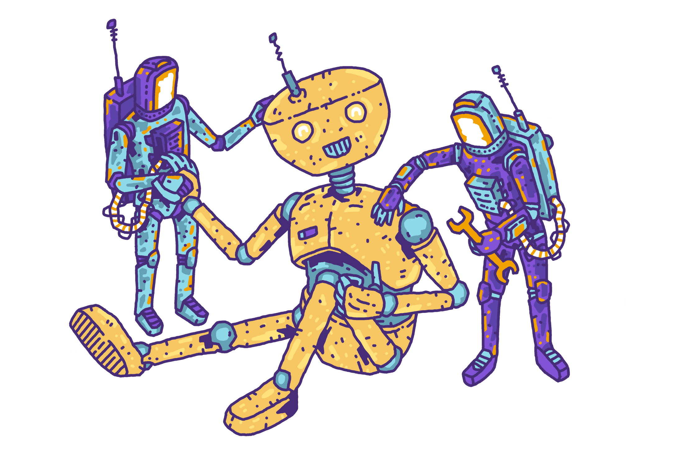 Robot illustration